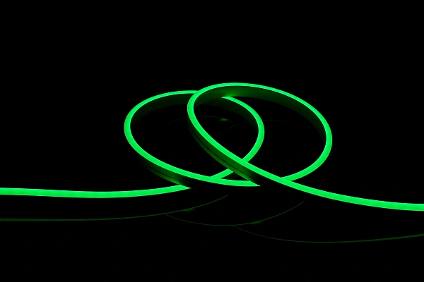 Светодиодный неон Byled SMD2835, 110 LED/m, 12W/m, 12V , IP67, 6*12мм, Цвет: Зеленый