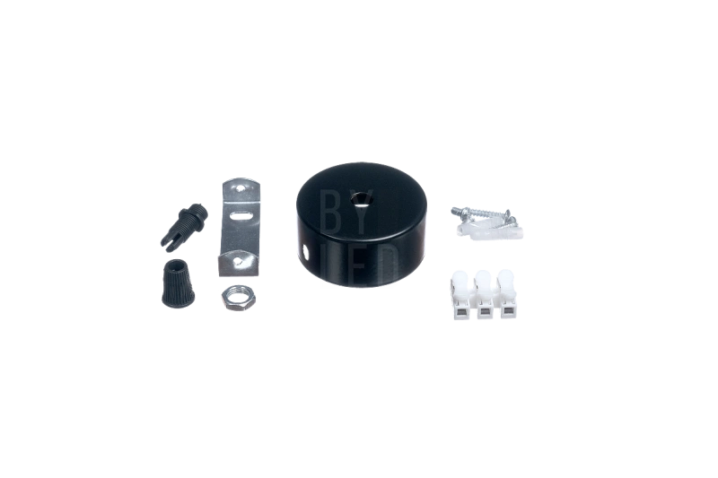 Чашка накладная для подвеса черная Чашка накладная для подвеса черная