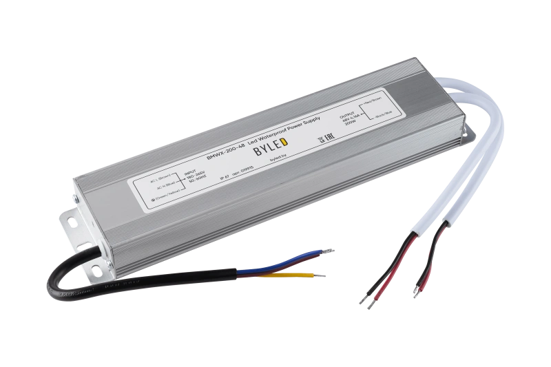 Блок питания Byled LUX BMWX (200W, 4.16A, 48V, IP67, 60мес.) Блок питания Byled LUX BMWX (200W, 4.16A, 48V, IP67, 60мес.)