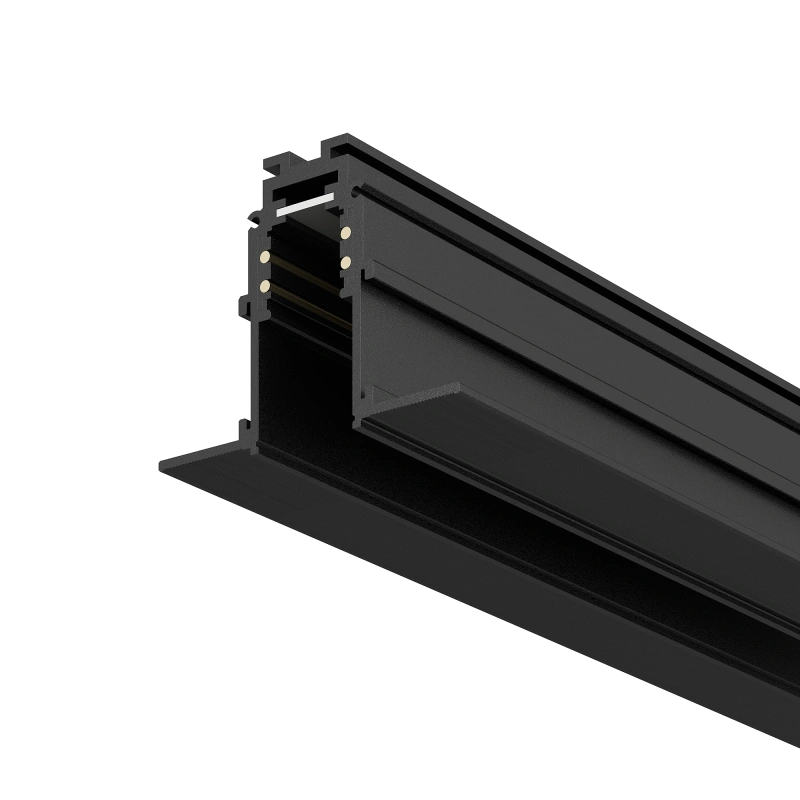 Магнитный трек встраиваемый в стену под шпаклевку Byled серия Gravity 48v, 3000mm Магнитный трек встраиваемый в стену под шпаклевку Byled серия Gravity 48v, 3000mm