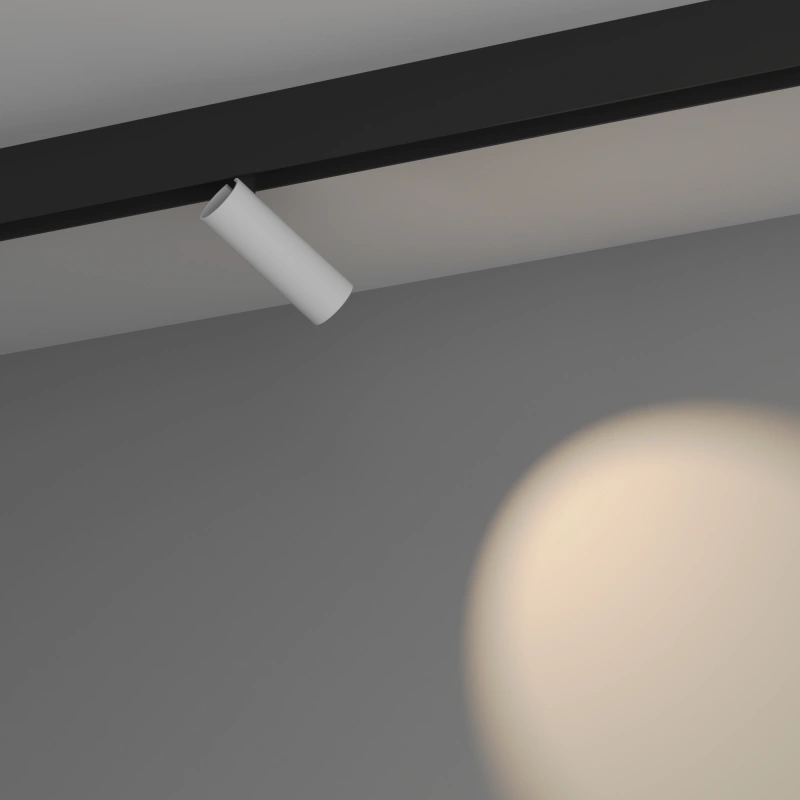 Магнитный трековый светильник Byled серия Gravity 7W, 48V, CRI>90, 30гр., Белый, Цвет: Нейтральный белый Магнитный трековый светильник Byled серия Gravity 7W, 48V, CRI>90, 30гр., Белый, Цвет: Нейтральный белый