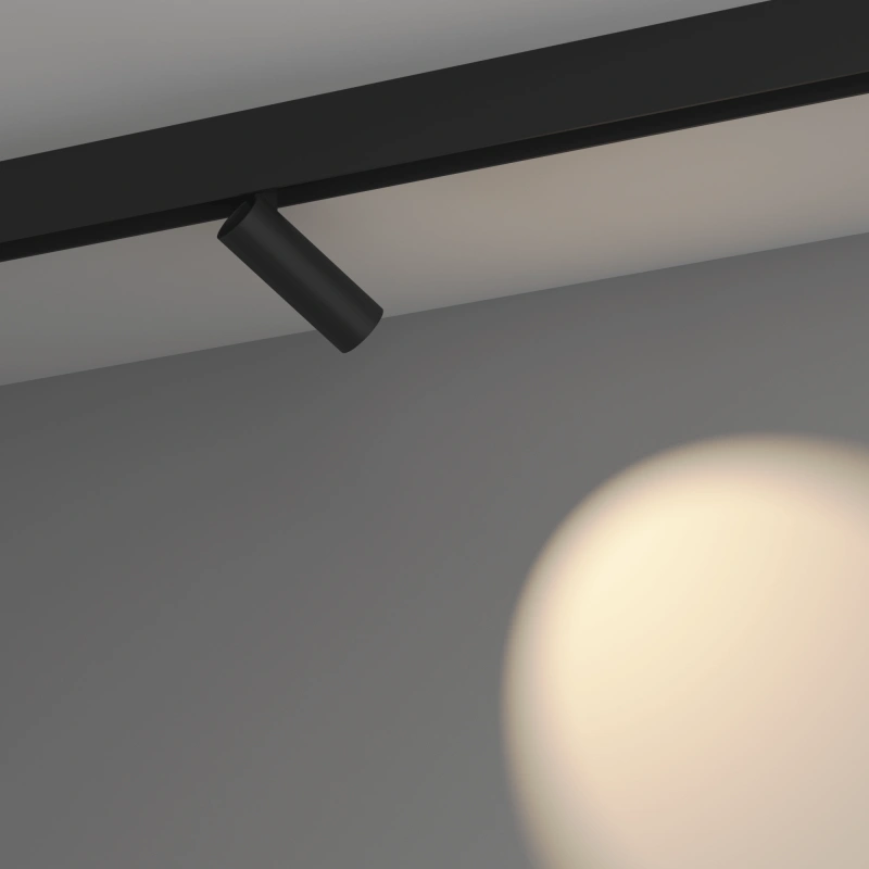 Магнитный трековый светильник Byled серия Gravity 7W, 48V, CRI>90, 30гр., Цвет: Теплый белый Магнитный трековый светильник Byled серия Gravity 7W, 48V, CRI>90, 30гр., Цвет: Теплый белый