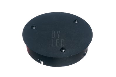 Чашка накладная для светильников Halo на три отверстия, черная