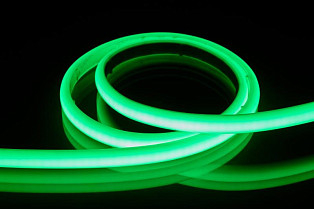 Светодиодный неон Byled PRO SMD2835, 210 LED/m, 10W/m, 24V, СRI>90, IP67, 36мес., Цвет: Зеленый