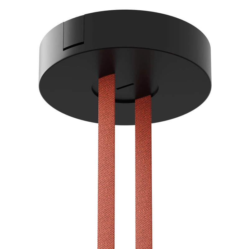 Держатель блока питания (коннектор трека) Byled серия ROPE 24V, Круглый, Черный