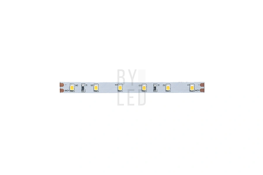 Светодиодная лента Byled PRO SMD2835, 60 LED/m, 4.8W/m, 24V , IP20, Цвет: Нейтральный белый