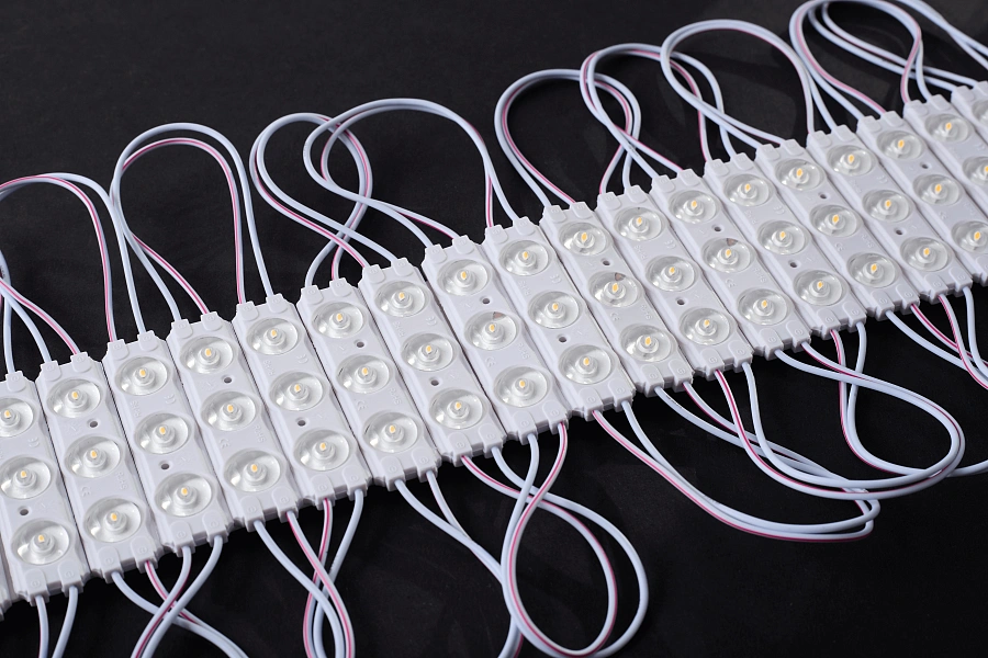 Светодиодный линзованный модуль Byled SMD2835, 1.5W, 175°, 12V, Цвет: Теплый белый 3000К