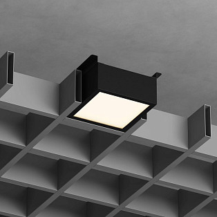 Встраиваемый светильник Byled серия Grillato (12W, 230V, CRI>90, Белый корпус, 90*90мм, 60мес., Цвет: Нейтральный белый 5000K)