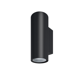 Настенный светильник Byled серия Flare TB 2 (12+12W, 230V, CRI>80, Черный корпус, IP65, 60мес., Цвет: Теплый белый 3000K)