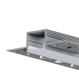 Светодиодный профиль Byled LGL LUX под шпаклевку 48*13*2500мм (Комплект профиль, экран, 2 заглушки)