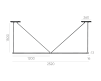 Система подвесов для накладного трека Byled серия GRAVITY-MG15-TRACK-OUT, 2шт., до 2,4м трека.