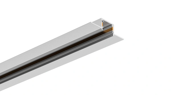 Магнитный трек встраиваемый под шпаклевку Byled серия Gravity-MG15 48v, Белый, 2000mm