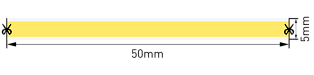 Светодиодная лента Byled LUX COB CSP Led, 480 LED/m, 10W/m, 24V , IP20, 5mm, 84мес., Цвет: Теплый белый 3000K