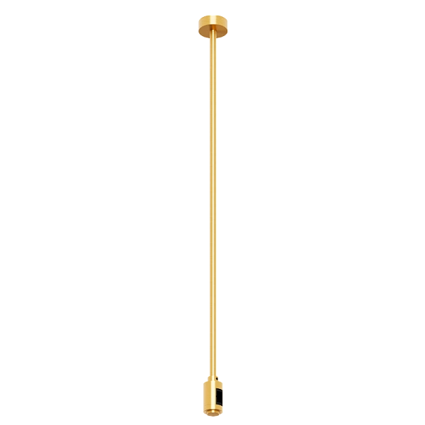 Держатель шинопровода накладной Byled серия ECLIPSE 24V с вводом питания, 604мм, Золотой