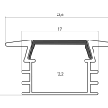 Светодиодный профиль Byled встраиваемый 2000*24*12мм, алюминиевый, анодированный