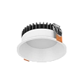 Светильник Byled серия Crater (9W, 220V, CRI>90, Белый корпус, Круг, Цвет: Теплый белый)