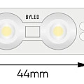 Светодиодный линзованный модуль Byled SMD2835, 0.72W, 160°, 12V, Цвет: Белый 6000К