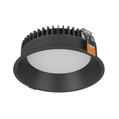 Светильник Byled серия Crater (15W, 220V, CRI>90, Черный корпус, Круг, Цвет: Теплый белый)