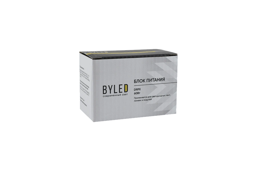 Блок питания Byled DRPX-60-12 (60W, 12V, 5A, 60мес.)