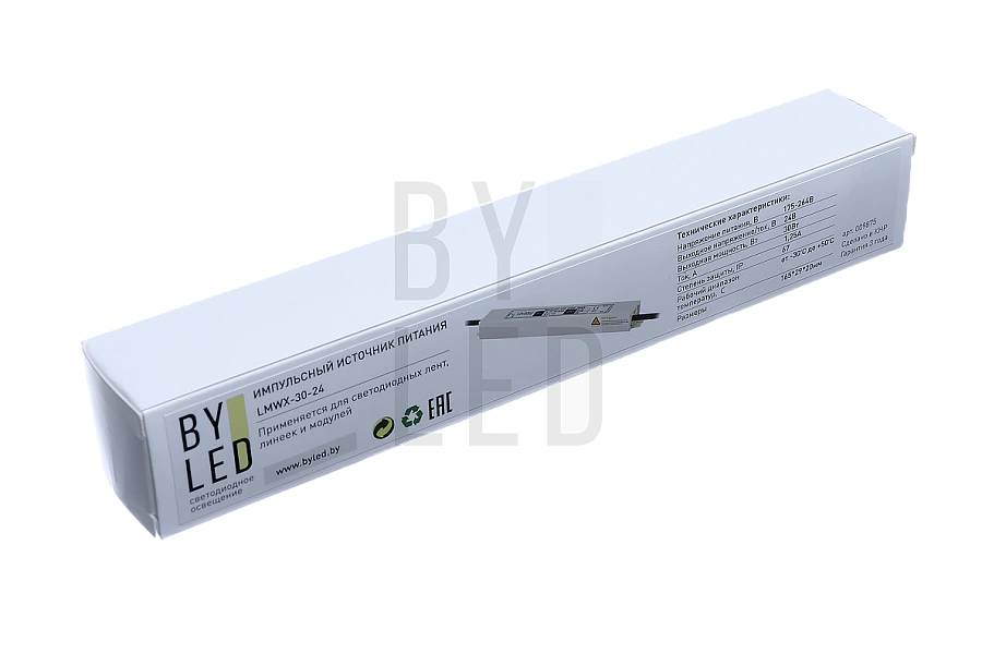 Блок питания Byled LUX LMWX, 30 W Влагозащитный, 24 V