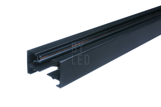 Универсальный трек для светильников Byled серия SPOT (1 фаза, 230V, Черный)  Универсальный трек для светильников Byled серия SPOT (1 фаза, 230V, Черный)