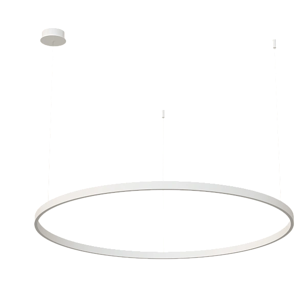 Подвесной светильник Byled серия Halo 1535 (75W, 220V, CRI>90, 1200mm, Белый корпус, Цвет: Нейтральный белый)