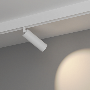 Магнитный трековый светильник Byled серия Gravity 12W, 48V, CRI>90, 24гр., Белый, Цвет: Нейтральный белый