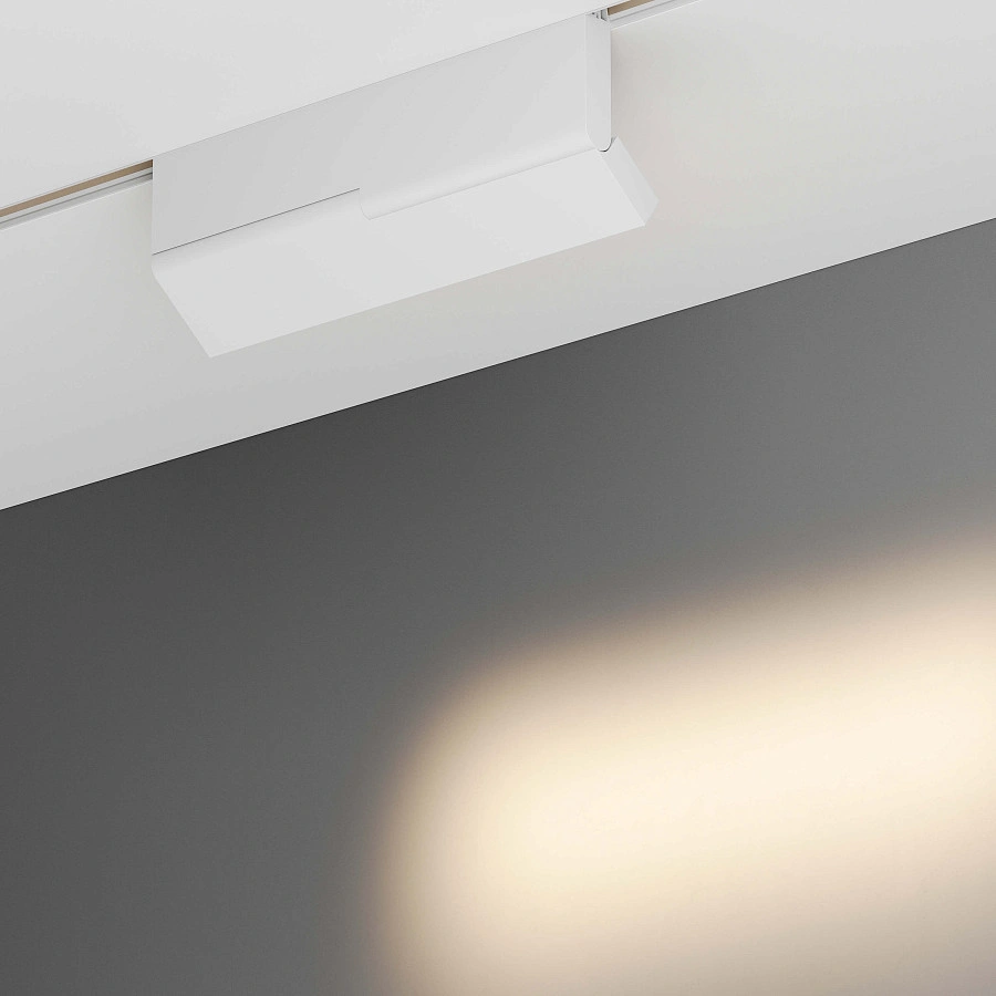 Магнитный наклонный светильник Byled серия Gravity-MG15 16W, 48V, CRI>90, 40гр., Белый, 36мес., Цвет: Нейтральный белый