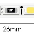 Светодиодный модуль Byled SMD2835, 0.4W, 120°, 12V, Цвет: Теплый белый 3000К