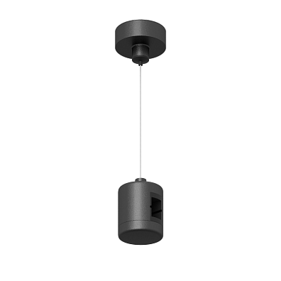 Коннектор питания прямой подвесной Byled серия ECLIPSE 24V, Черный