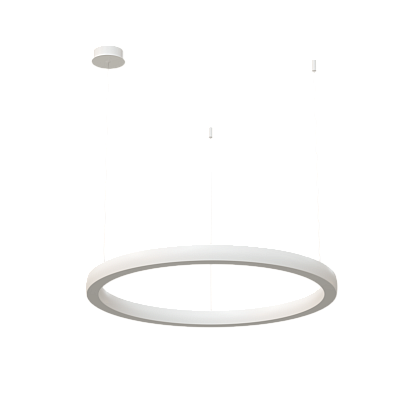 Подвесной светильник Byled серия Halo 4555 (48W, 220V, CRI>90, 900mm, Белый корпус, Цвет: Теплый белый)