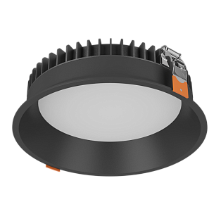 Светильник Byled серия Crater (20W, 220V, CRI>90, Черный корпус, Круг, Цвет: Теплый белый)