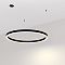 Подвесной светильник Byled серия Halo 4555 (72W, 220V, CRI>90, 1200mm, Черный корпус, Цвет: Нейтральный белый)