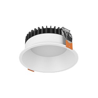 Светильник Byled серия Crater (9W, 220V, CRI>90, Белый корпус, Круг, Цвет: Нейтральный белый)