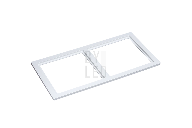 Двойная рамка для светильника Byled серия UNI-BZ-82 Белый