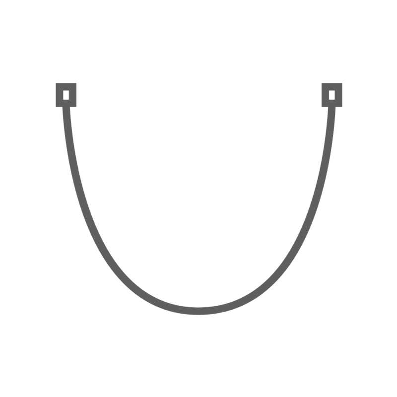 Крепежный элемент неона форма "U" 