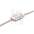 Светодиодный линзованный модуль Byled SMD2835, 0.36W, 120*160°, 12V, Цвет: Белый 6000К
