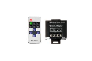 Контроллер (Диммер) с пультом Byled серия CNS (12-24v, 1CH*30A, RF, 11кн.)