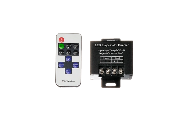 Контроллер (Диммер) с пультом Byled серия CNS (12-24v, 1CH*30A, RF, 11кн.)
