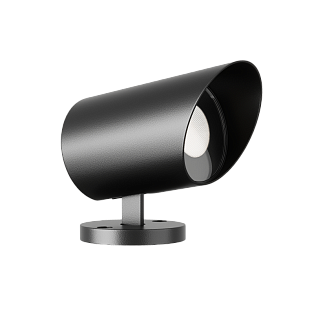 Уличный светильник накладной Byled серия Ground RNS (7W, 24V, CRI>90, φ49*100mm, Черный корпус, Цвет: Теплый белый, 36мес.)