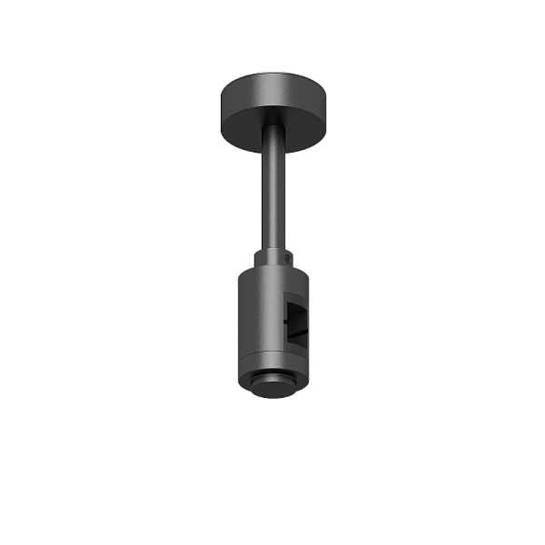 Держатель шинопровода накладной Byled серия ECLIPSE 24V 124mm с вводом питания, Черный