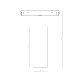 Магнитный трековый светильник Byled серия Gravity с антибликовой решеткой 12W, 48V, CRI>90, 24гр., Белый, 36мес., Цвет: Нейтральный белый