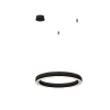 Подвесной светильник Byled серия Halo 4555 (36W, 220V, CRI>90, 600mm, Черный корпус, Цвет: Нейтральный белый)
