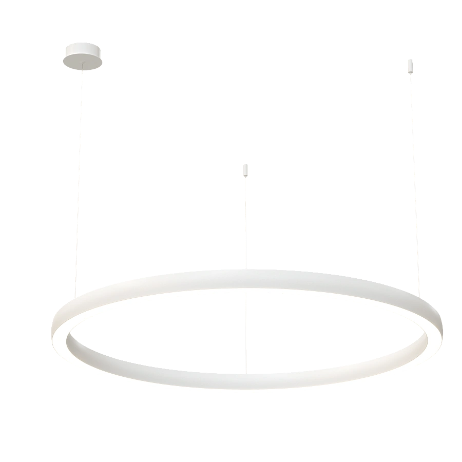 Подвесной светильник Byled серия Halo 4555 (72W, 220V, CRI>90, 1200mm, Белый корпус, Цвет: Нейтральный белый)