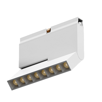 Магнитный наклонный светильник Byled серия Gravity-MG15 8W, 48V, CRI>90, 40гр., Белый, 36мес., Цвет: Нейтральный белый