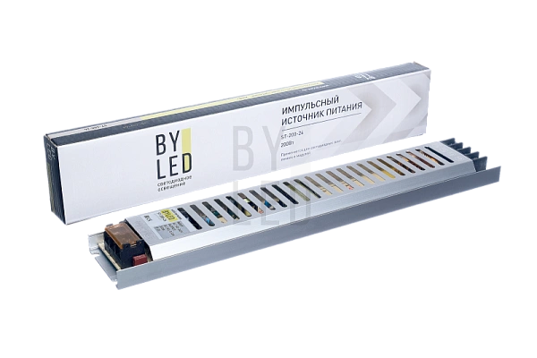 Блок питания Byled ультратонкий, 200 W, 24V