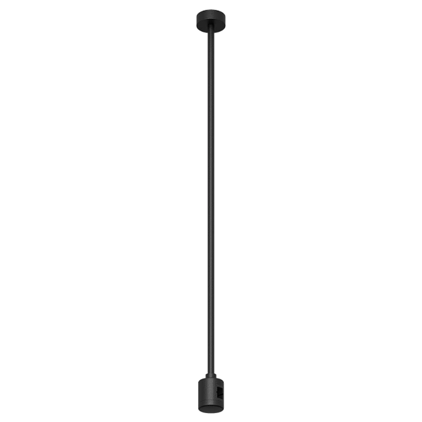 Коннектор питания прямой накладной Byled серия ECLIPSE 24V, 604мм, Черный