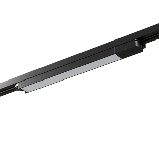 Трековый линейный светильник Byled серия Spot (12W, 230V, CRI>90, Черный корпус, Цвет: Теплый белый)