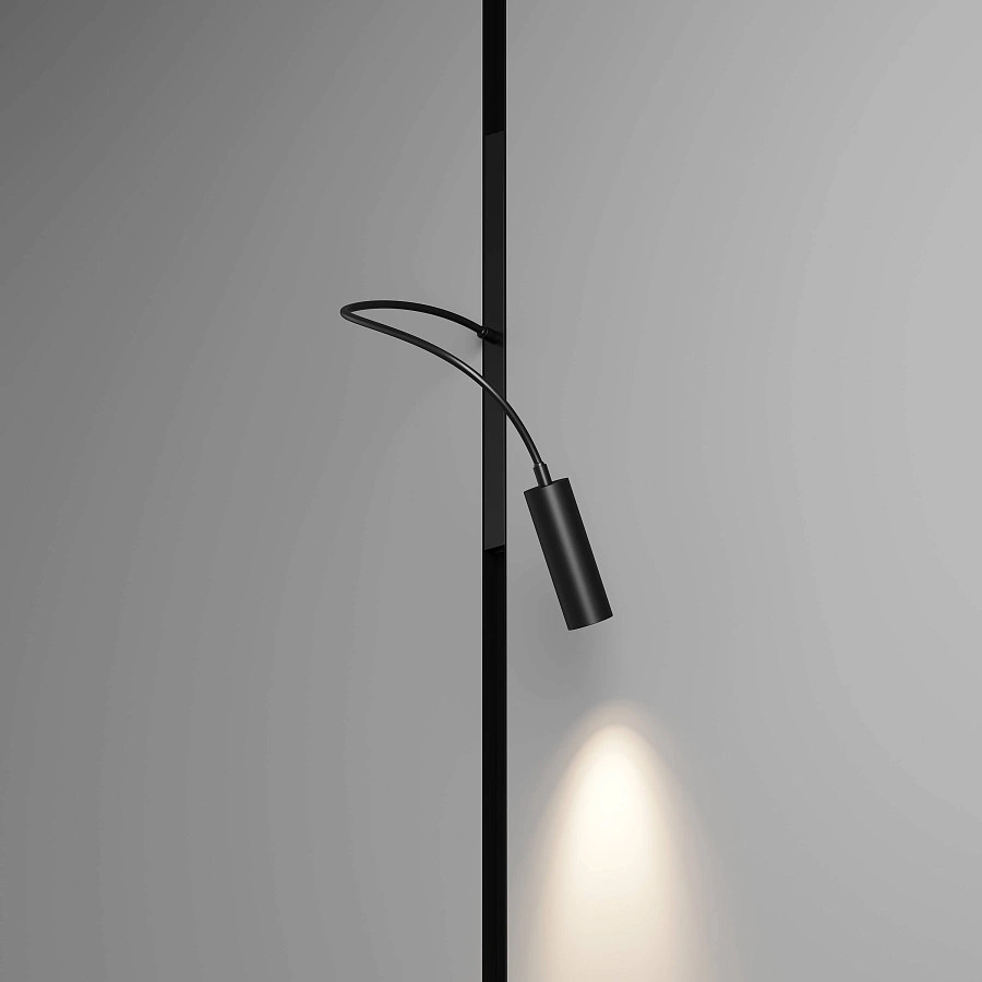 Магнитный гибкий светильник Byled серия Gravity-MG15 5W, 48V, CRI>90, 360гр., Черный, 36мес., Цвет: Теплый белый