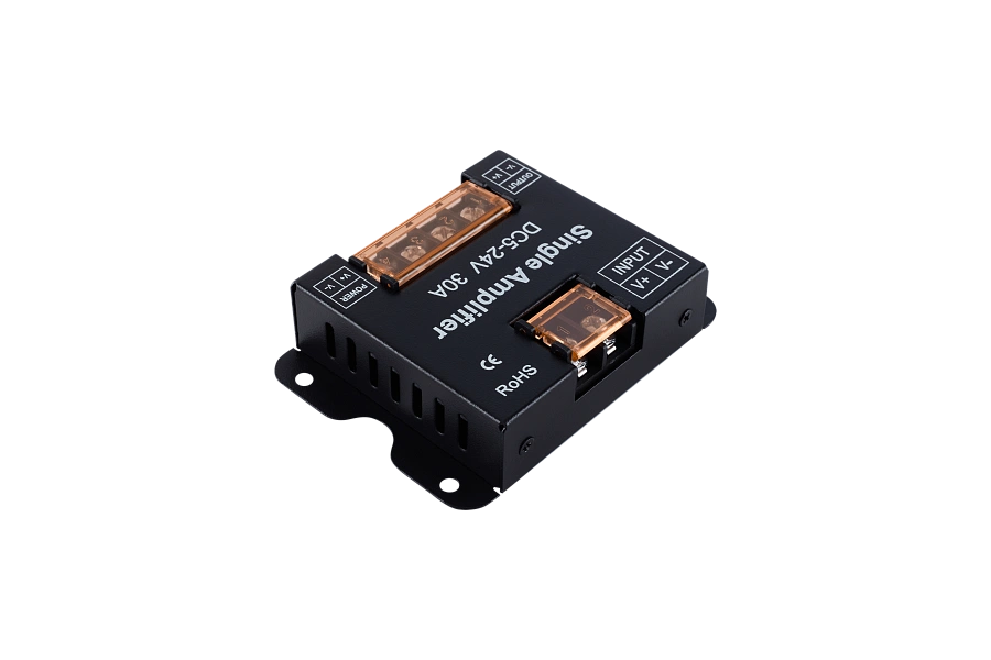 Контроллер (Усилитель мощности) одноканальный Byled серия CNS (12-24v, 1CH*30A, Черный)